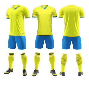 Trajes de entrenamiento de fútbol de verano para niños y hombres Conjunto de camiseta de fútbol personalizado Traje de entrenamiento de ropa de fútbol de equipo - Product Image 1