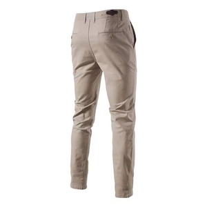 Pantalon chino droit de haute qualité pour hommes Nouveau décontracté Pantalon en coton Chino respirant à séchage rapide pour hommes Pantalon coupe ample personnalisé - Product Image 2