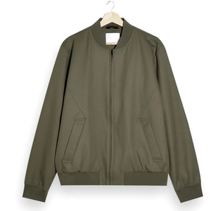 2024 Men's Casual Bomber <b>Jacket</b> High Fabric Lightweight <b>Zipper</b> Streetwear Autumn Sport Outdoor New Fashionable Men's Outerwear - Product Image 4