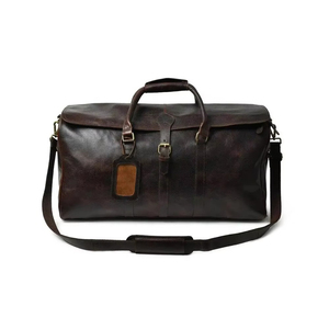 Hot Selling High Quality Genuine <b>Leather</b> <b>Duffle</b> <b>Bag</b> New Arrival Men <b>Leather</b> Travel Duffel <b>Bag</b> for Sale stylish quality - Product Image 1