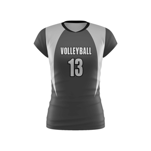 Maillot de volley-ball avec impression numérique Sublimation numérique et style dégradé moderne conçu pour les équipes universitaires - Product Image 5