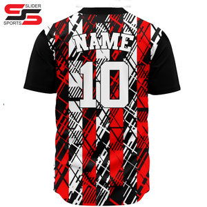 Camiseta Deportiva de Malla con Bordado Personalizado, Diseño Sublimado, Cosido, Transpirable, de Manga Corta para Béisbol y Sóftbol - Product Image 2