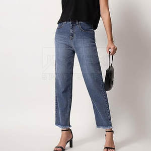 Precio barato Uso al aire libre Mujeres Jeans Pant Profesional Hecho Nuevo Último diseño Mujeres Jeans Pant - Product Image 4