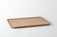 Plateau de service rectangulaire moderne en feuilles de palmier biodégradables et compostables, pour charcuterie, mini-plat de fromage, jetable