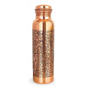Premium Quality 100% Pure Copper <b>Bottles</b> - Expertly Handcrafted for <b>Bulk</b> Export and Wellness Benefits. - Product Image 1