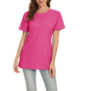 Camiseta de verano ecológica para mujer, diseño personalizado, alta calidad, profesional, transpirable, de secado rápido, personalizable, precio superior para - Product Image 3