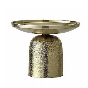 Bol à fleurs en métal sur piédestal, Vase pour centres de Table, bol à Fruits en métal pour fournitures de cuisine - Product Image 4