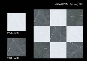 Baldosas de cerámica de diseño moderno, acabado antideslizante de 400x400mm para áreas de estacionamiento al aire libre, apartamentos, colección exclusiva India - Product Image 2