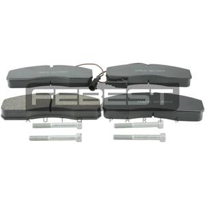 Set di pastiglie freno anteriori FEBEST (0201-F24MF) - Product Image 1