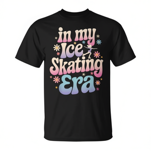 T-shirt In My Ice Skating Era Groovy Ice Skater - Product Image 2