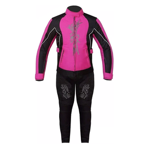 ชุดเสื้อแจ็กเก็ตมอเตอร์ไซด์และกางเกงกันลมระบายอากาศได้ดีออกแบบได้ตามต้องการสำหรับผู้หญิง - Product Image 2