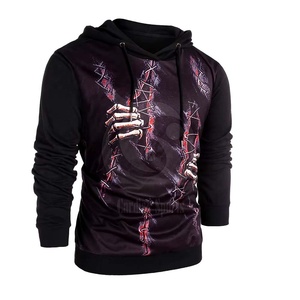 Vente chaude de haute qualité hommes sweats à capuche nouvelle collection hiver tissu en gros avec impression par sublimation - Product Image 2