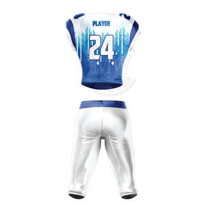 Conjunto de Uniforme de Fútbol Americano de Manga Corta, Talla Grande, Transpirable, Color Personalizado, con Función de Secado Rápido - Product Image 3