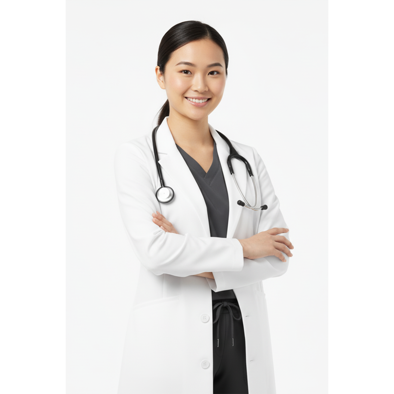 Opciones de enfermeras blusas blancas de Calidad para Personal