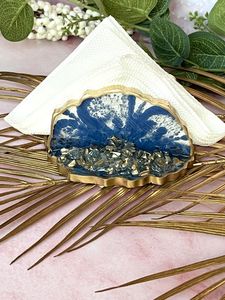 PORTE-TISSU EN RÉSINE ATTRAYANT DE QUALITÉ DÉCORATIF Porte-mouchoirs artisanal pour salle à manger cuisine utiliser boîte de rangement pour serviettes - Product Image 3