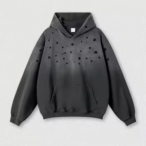 OEM Wholesale 100% Cotton Oversize Pullover <b>Men's</b> Hoodie Custom Thick Foam Printed <b>Men's</b> Hoodies Streetwear Loose Casual Hoodies - Product Image 2