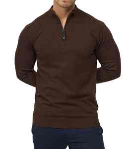 เสื้อสเวตเตอร์ลำลองสำหรับผู้ชายเสื้อสเวตเตอร์แขนยาวซิปหน้าสำหรับฤดูหนาวเสื้อผ้าลำลองพิมพ์ดิจิตอลย้อมสีธรรมดาขนาดใหญ่ - Product Image 1