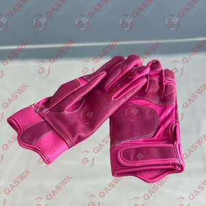 Gants de frappeur de baseball de couleur rose en cuir de vachette pour jeunes et adultes personnalisés Gants de baseball professionnels Infield - Product Image 1