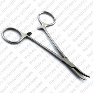 Fórceps curvos para mosquitos hemostáticos de acero inoxidable fórceps para mosquitos quirúrgicos de bloqueo hemostático para instrumento médico - Product Image 1