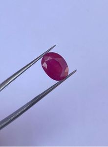 Fine Quality Natural <b>Red</b> Ruby Jewel Stone Transparent Loose Stone Oval Cut Precious Stone by Exporter at Best Price - Product Image 4