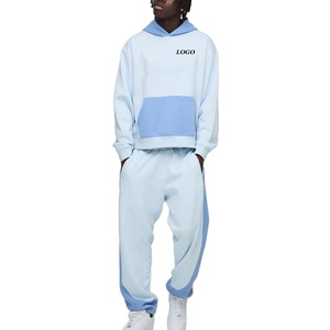 Survêtements Homme Bicolores à Prix Abordable 2026 avec Logo Personnalisé – Ensemble Sport Confortable et Respirant pour Hommes - Product Image 1