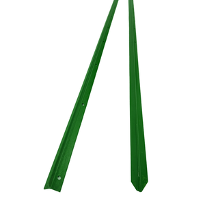 <span class=keywords><strong>Poteau</strong></span> en Y en métal <span class=keywords><strong>soudé</strong></span> galvanisé par immersion chaude d'utilisation extérieure de poteaux de barrière d'agriculture de PVC vert 6ft avec le maillage <span class=keywords><strong>soudé</strong></span> d'armure toile - Product Image 3