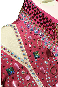 แจ็กเก็ตโชว์สีชมพูโรเดโอราชินีออกแบบได้ตามต้องการแบบตะวันตก - Product Image 4