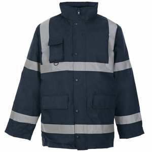 Ropa de Trabajo de Seguridad, Sudadera con Capucha de Alta Visibilidad Reflectante para Hombre, Chaqueta de Uniforme de Trabajo de Seguridad Más Cálida - Product Image 4