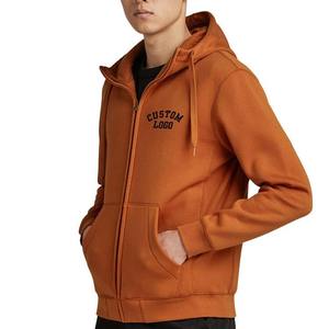 Sweat à capuche réversible pour homme 2025, tissage inversé, contraste coton et polaire, fermeture éclair, personnalisable, surpiqûres - Product Image 3