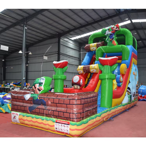 Giant <b>Inflatable</b> Bounce House <b>Slide</b> Combo Commercial Grade PVC Material Large Bouncy Jumping House Portable Kids Jumper For Part - Product Image 1