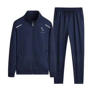 Chándal de invierno para hombre, traje deportivo para correr, entrenamiento deportivo, hecho a medida, Color sólido, de talla grande, respetuoso con el medio ambiente, transpirable - Product Image 3