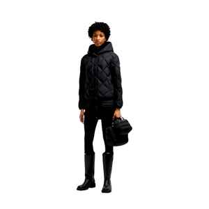 Veste matelassée personnalisable de haute qualité, imperméable, respirante, écologique, en nylon, avec capuche et doublure en fausse fourrure, décontractée - Product Image 2