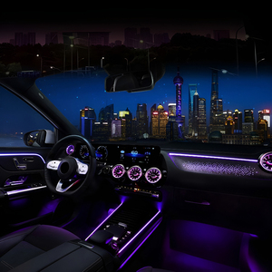 Kit complet d'éclairage d'ambiance pour voiture W247 64 couleurs, turbine <span class=keywords><strong>lumineuse</strong></span> pour aérateur d'air pour <span class=keywords><strong>Mercedes</strong></span> Benz Classe B/GLA W247 H247 - Product Image 1