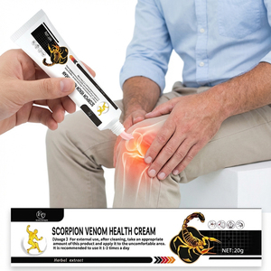 Balsamo Analgesico a Base di Erbe per Dolori Muscolari e Articolari di <span class=keywords><strong>Schiena</strong></span>, Lombalgia, Ginocchia, Gambe, Talloni, Crema Antidolorifica al Veleno di Scorpione - Product Image 1