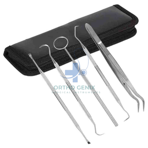 Ortho Genix-Kit de instrumentos para el cuidado y El examen dental integral, manuales de acero satinado herramientas quirúrgicas, certificado CE - Product Image 1
