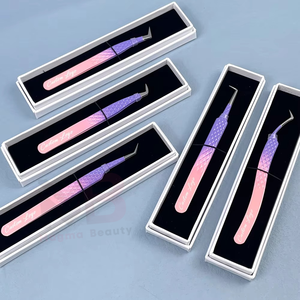 Pinzas de Acero Inoxidable de Alta Calidad, Súper Ventas, con Agarre Sólido y Fuerte para Extensiones de Pestañas - Product Image 3