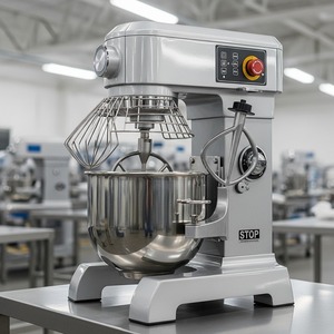 Mélangeur planétaire électrique professionnel, bol en acier inoxydable, 3 vitesses, pour la pâte à pain, la crème, la pâte, le mélange, 20L/30L/40L - Product Image 3