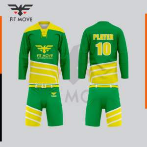 Vente en gros de vêtements de hockey sur glace OEM confortables pour hommes, uniformes réglables de nouveau design, ensembles de vente chaude avec logo personnalisé et nom de l'équipe - Product Image 6