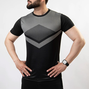 Camisetas Extra Grandes para Hombre, Tejido Grueso de Spandex/Poliéster, Teñidas, Transpirables, Antibolitas y Ecológicas - Product Image 3