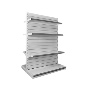 Étagères de présentation de supermarché JOSAM 30/60 à usage léger, 1310*900*350 mm, gondole à lattes unilatérale, acier SS400, poudre époxy - Product Image 6