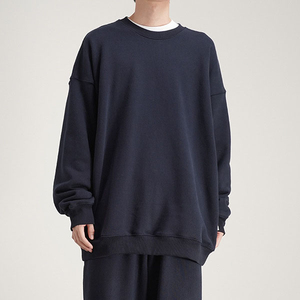 Precio barato Hombres Estilo Sudadera con mangas largas y cuello redondo Carta Imprimir Top Fleece para el invierno Unisex - Product Image 1