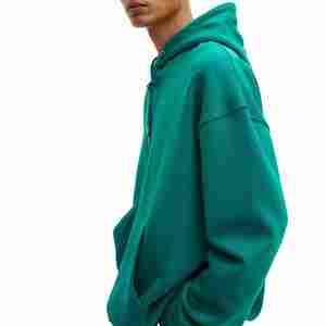 Sweats à capuche surdimensionnés en éponge française 100% coton de haute qualité pour hommes Fabricants personnalisés 500 Gsm Sweat à capuche lourd Service OEM - Product Image 4