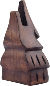 <b>WOODEN</b> NOSE SHAPE SPECTACLE STAND FOR DAILY USE PORTABLE SOLID BUILT FROM INDIA - Product Image 2