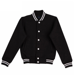 Logo personnalisé veste universitaire de luxe laine chenille patchs broderie dépouillé Baseball Letterman veste hommes manches en cuir veste - Product Image 6