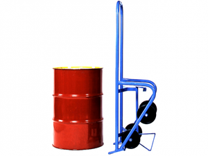 Heavy Duty 4-Wheel <b>Drum</b> Truck for 30 and 55 Gallon Steel, <b>Plastic</b> and Fiber <b>Drums</b>, 1000 lb Manual Handling Cart - Product Image 5