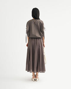 Camiseta de Manga Corta Informal de Alta Calidad para Mujer, 100% Algodón, Color Sólido, Cuello Redondo, Largo Recortado, Secado Rápido, Transpirable para Verano - Product Image 4