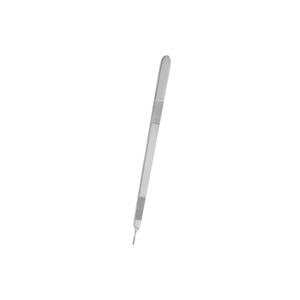Porte-lame en acier inoxydable allemand 250 mm 9.34 \ "droit No 3 poignée de scalpel réutilisable non stérile alimentation manuelle vente en gros - Product Image 5