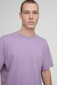 Venta al por mayor 100% algodón cuello redondo Hip Hop Premium ropa de calle de gran tamaño logotipo personalizado suelta ajuste liso camiseta en blanco para los hombres - Product Image 3