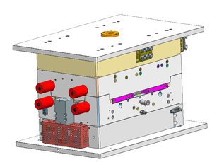 עיצוב מעטפת למכשירי חשמל ביתיים של LiXINDA, תבנית הזרקה בהתאמה אישית SKD61/S136/H13 ISO 9001, אביזרים למקרר ומכונת כביסה - Product Image 3