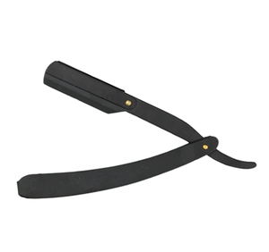 Maquinilla de afeitar de cuerpo de acero, maquinilla de afeitar de media hoja con logotipo gratis - Product Image 1